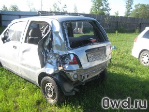 Битый автомобиль Daewoo Matiz